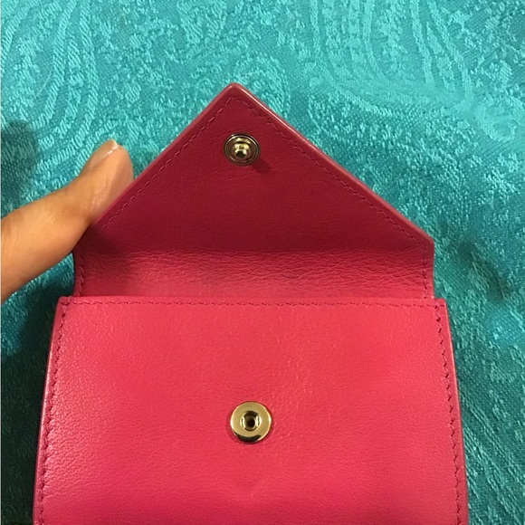 BALENCIAGA PAPER MINI WALLET PINK AUTHENTIC GREAT CONDTN BONUS AFTER MKT CHAIN - Picture 5 of 8